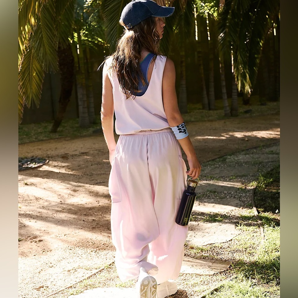 Free People Movement Scrimmage Onesie Faded Mauve XS S - Picture 2 of 6